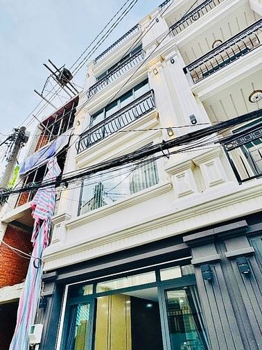 Bán nhà mới rẻ đẹp 4 tầng hxh (4x10) 448/14 QUANG TRUNG p10 Gò Vấp 