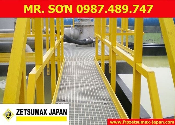 mua Tấm Sàn Ô Lưới Frp Grating, sàn lót composite, tấm frp grating