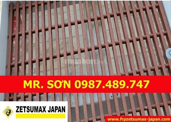 mua Tấm Sàn Ô Lưới Frp Grating, sàn lót composite, tấm frp grating