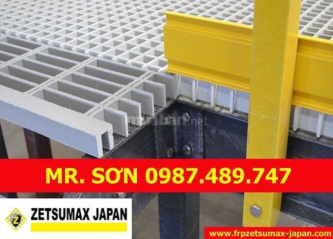 mua Tấm Sàn Ô Lưới Frp Grating, sàn lót composite, tấm frp grating