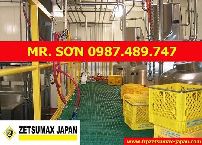 mua Tấm Sàn Ô Lưới Frp Grating, sàn lót composite, tấm frp grating
