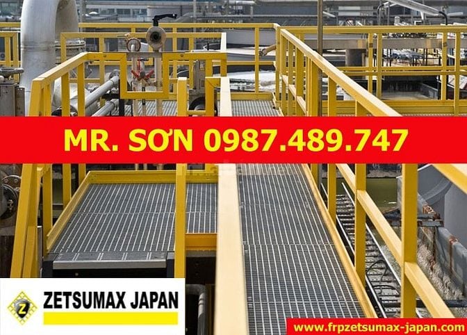 mua Tấm Sàn Ô Lưới Frp Grating, sàn lót composite, tấm frp grating