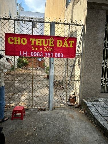 Cho thuê đất số 75 Đường 57 P Tân Tạo Q Bình Tân  gần bv Quốc Ánh