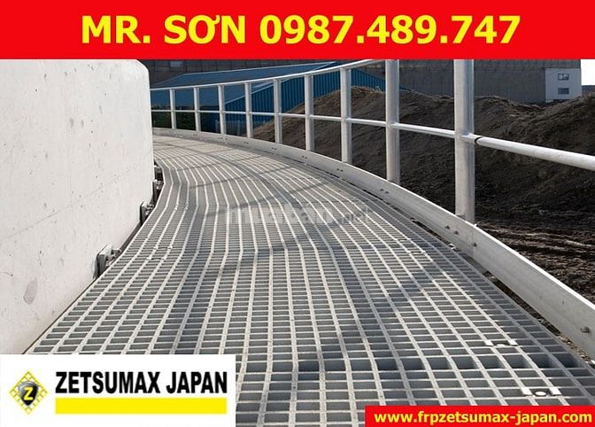 TẤM SÀN FRP 1220X2440X25MM, CAO 30MM, 38MM, 50MM - ZETSUMAX