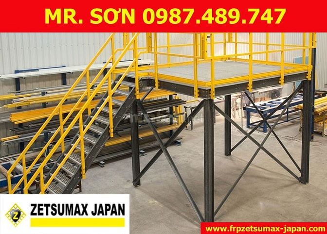 TẤM SÀN FRP 1220X2440X25MM, CAO 30MM, 38MM, 50MM - ZETSUMAX