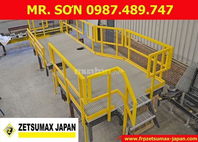 TẤM SÀN FRP 1220X2440X25MM, CAO 30MM, 38MM, 50MM - ZETSUMAX