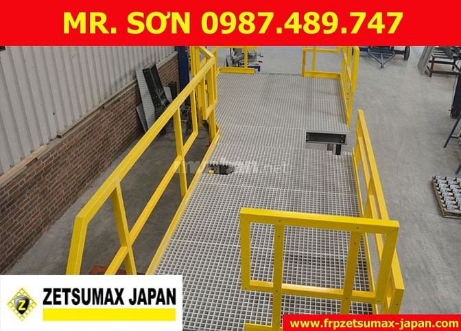 TẤM SÀN FRP 1220X2440X25MM, CAO 30MM, 38MM, 50MM - ZETSUMAX