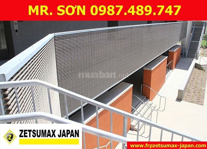 TẤM SÀN FRP 1220X2440X25MM, CAO 30MM, 38MM, 50MM - ZETSUMAX