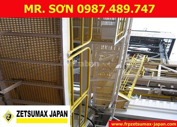 TẤM SÀN FRP 1220X2440X25MM, CAO 30MM, 38MM, 50MM - ZETSUMAX