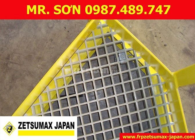 TẤM SÀN FRP 1220X2440X25MM, CAO 30MM, 38MM, 50MM - ZETSUMAX