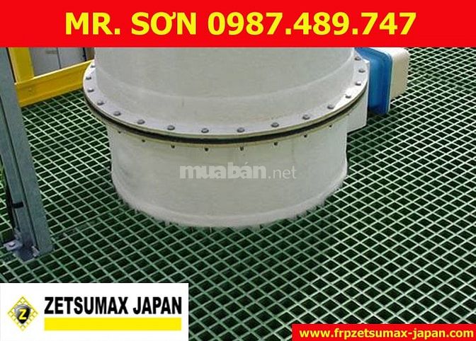 TẤM SÀN FRP 1220X2440X25MM, CAO 30MM, 38MM, 50MM - ZETSUMAX