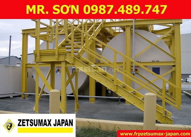 TẤM SÀN FRP 1220X2440X25MM, CAO 30MM, 38MM, 50MM - ZETSUMAX