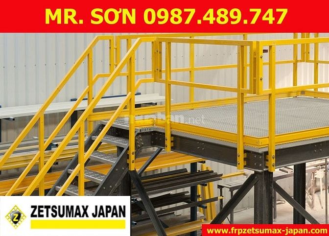 TẤM SÀN FRP 1220X2440X25MM, CAO 30MM, 38MM, 50MM - ZETSUMAX