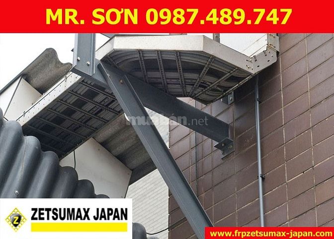 TẤM SÀN FRP 1220X2440X25MM, CAO 30MM, 38MM, 50MM - ZETSUMAX