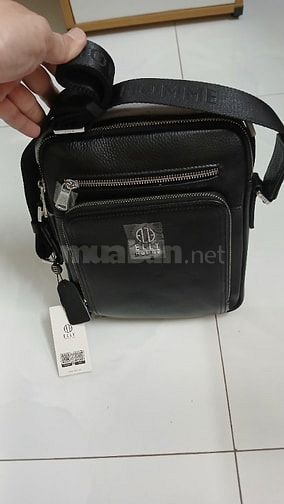 Hàng mới chưa sử dụng túi đeo nam ELLY da thật 