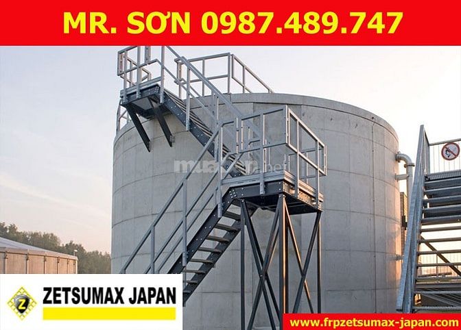 TẤM SÀN FRP 1220X2440X25MM, CAO 30MM, 38MM, 50MM - ZETSUMAX