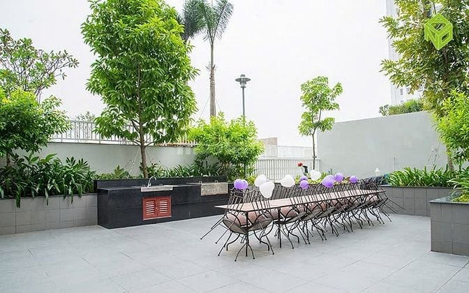 Cho thuê CC Lexington Q2, 14 triệu VND, 73m2, 2PN, view mát. Giá 14tr