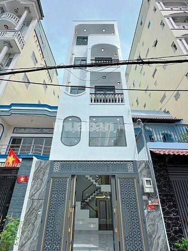 NHÀ BÌNH TÂN (4M x 20M) NGAY CẠNH KHU TÊN LỬA. CÓ THANG MÁY 450KG !!!