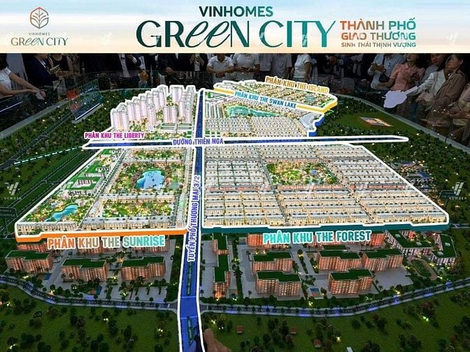 Nhận booking đại đô thị Vinhomes Green City (giai đoạn đầu)