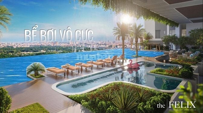 Bán CH 2PN view đẹp tại The Felix Thuận An, 34 triệu / m2, 61m2