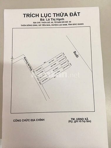 Chính chủ bán 4 lô đất giá chỉ vài triệu