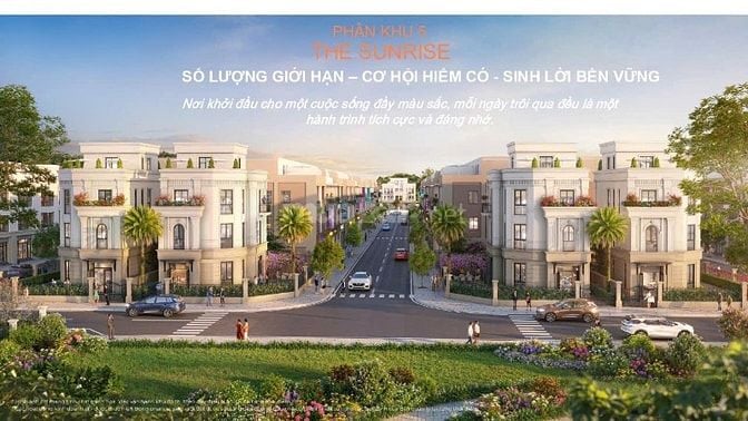 THE SUNRISE -trái tim tiện ích của vinhomes Green city 