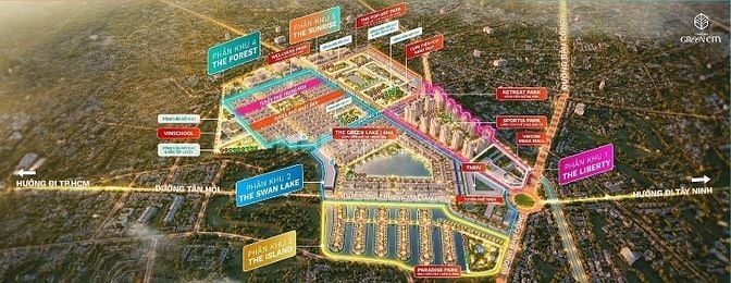 THE SUNRISE -trái tim tiện ích của vinhomes Green city 