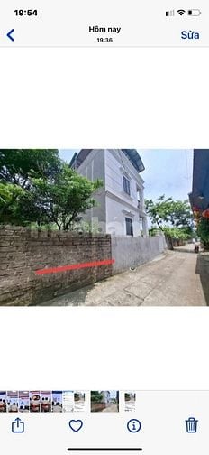 Bán đất xây nhà sổ đỏ trao tay 