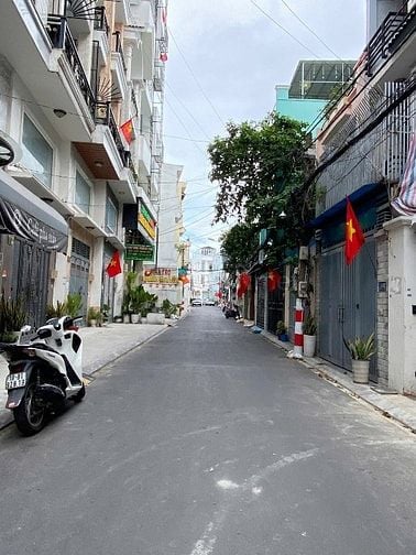 Nhà 3 Tầng ngang 5m mặt tiền đường nhựa 7m thÔng đường Phan Huy Ích,TB