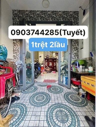 BÁN NHÀ BÊN GÒ VẤP HẺM LỚN GIÁ 2TỶ490 