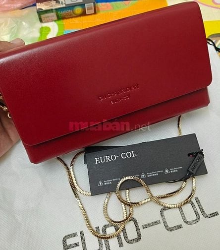 Túi Xách Nữ Màu Đỏ Mận mới 100%