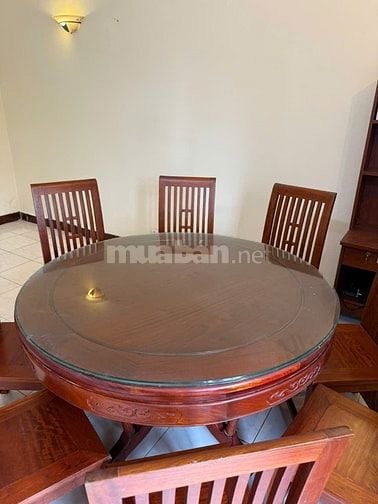 Bán 03 bộ bàn ghế gỗ hương quí, xẻ từ 01 cây gỗ lâu năm 100 tuổi