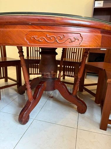 Bán 03 bộ bàn ghế gỗ hương quí, xẻ từ 01 cây gỗ lâu năm 100 tuổi