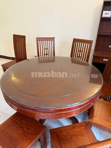 Bán 03 bộ bàn ghế gỗ hương quí, xẻ từ 01 cây gỗ lâu năm 100 tuổi