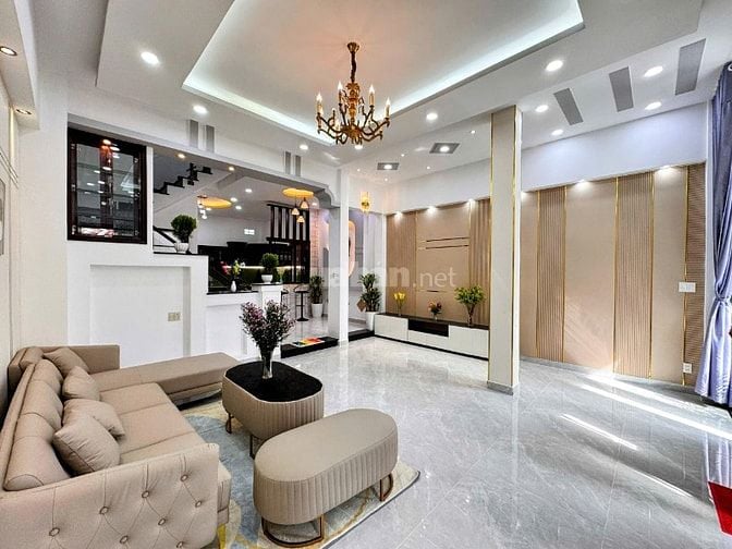 Nhà mới đẹp mặt tiền đường 5b, dt 6x16m 2 lầu ST tiện ở và kinh doanh