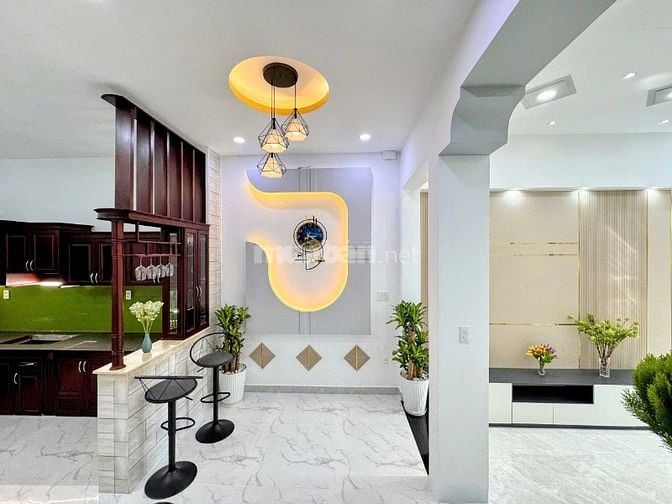 Nhà mới đẹp mặt tiền đường 5b, dt 6x16m 2 lầu ST tiện ở và kinh doanh