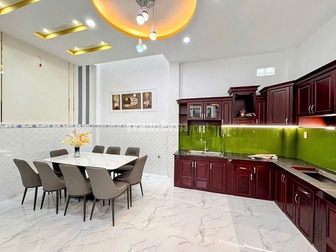 Nhà mới đẹp mặt tiền đường 5b, dt 6x16m 2 lầu ST tiện ở và kinh doanh