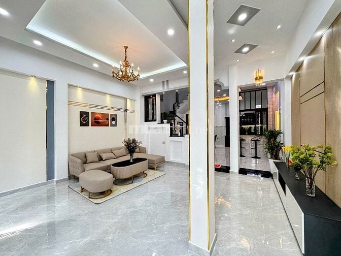 Nhà mới đẹp mặt tiền đường 5b, dt 6x16m 2 lầu ST tiện ở và kinh doanh