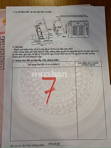 Bán đất phân 368/5 Hà Huy Giáp, P.TL, Quận 12: 4,3 x 20, giá: 5,25 tỷ