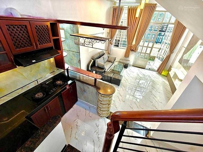 Bán nhà 4 tầng, 55m2 / 4,19 tỷ đường Nơ Trang Long, P13, Bình Thạnh