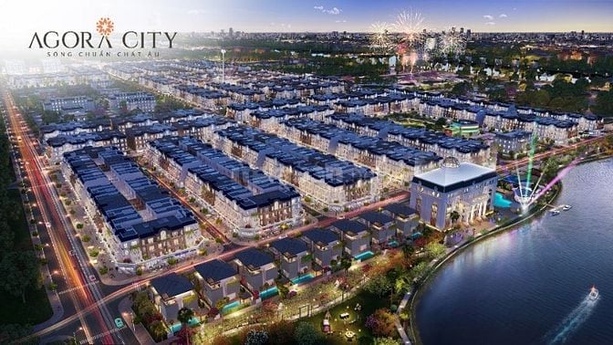 Đô Thị Agora City, Ngay TTHC Huyện Thủ Thừa, Giá 19tr/m2, sổ đỏ riêng