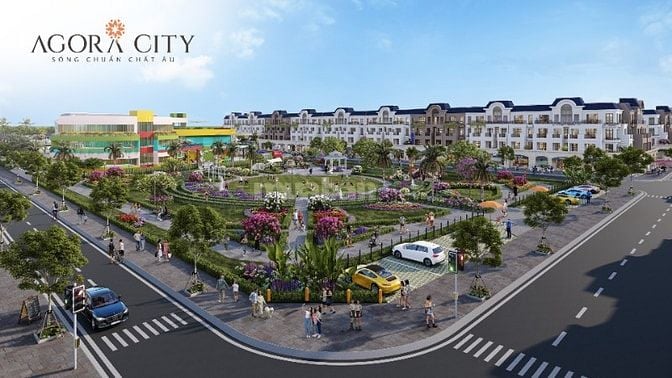 Đô Thị Agora City, Ngay TTHC Huyện Thủ Thừa, Giá 19tr/m2, sổ đỏ riêng