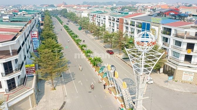 shop house góc, mặt trục chính 35m, Hud Sơn Tây