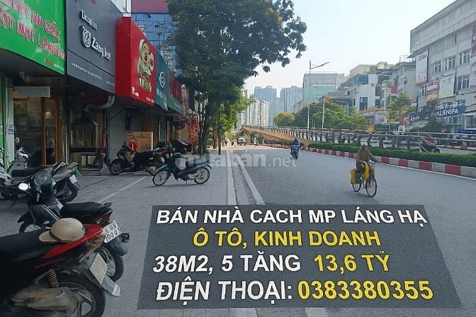 BÁN NHÀ PHỐ LÁNG HẠ, CÁCH PHỐ 5M. Ô TÔ, KINH DOANH