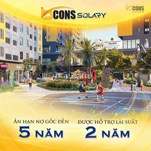 Chỉ từ 1,5 tỷ sở hữu ngay căn hộ 2 Phòng ngủ Bcons solary