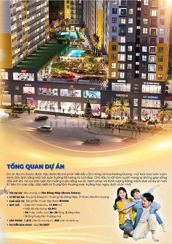 Chỉ từ 1,5 tỷ sở hữu ngay căn hộ 2 Phòng ngủ Bcons solary