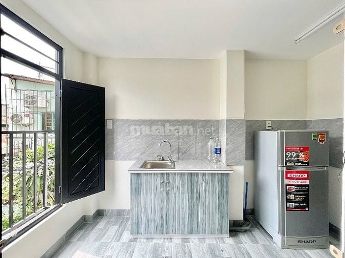 STUDIO TÁCH BẾP MỚI ĐẸP 30m2 P5-Gò Vấp FULL NỘI THẤT CÓ CỬA SỔ