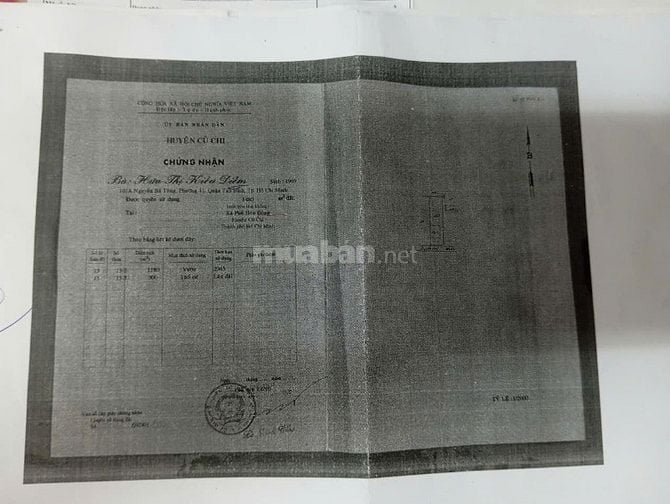 Bán đất MT đ.nhựa 8m, Đường H161(Cây Bài)X.P.H.Đông,H.C.Chi giá 6 tỷ