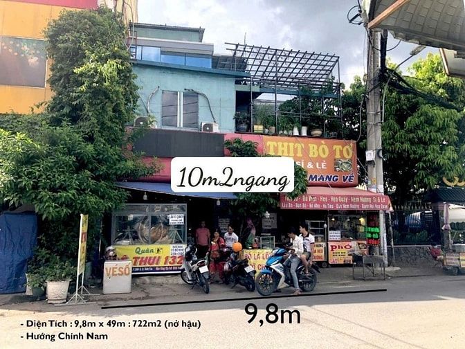 Bán nhà mặt tiền đường Liên Khu 5-6, Bình Hưng Hòa, Bình Tân, 10x50