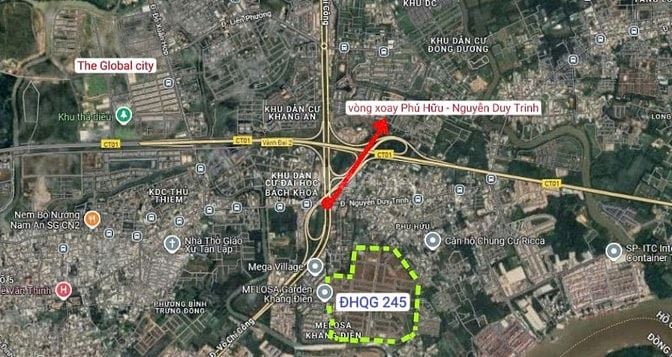 Giá bán đất nền ĐHQG 245 Gò Cát, trục chính thông Võ Chí Công, Quận 9 